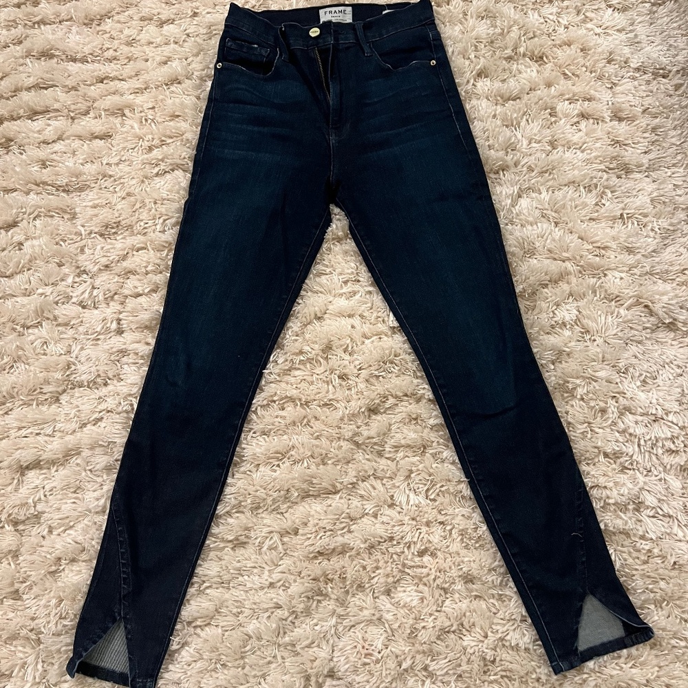 FRAME all high rise skinny Jeans